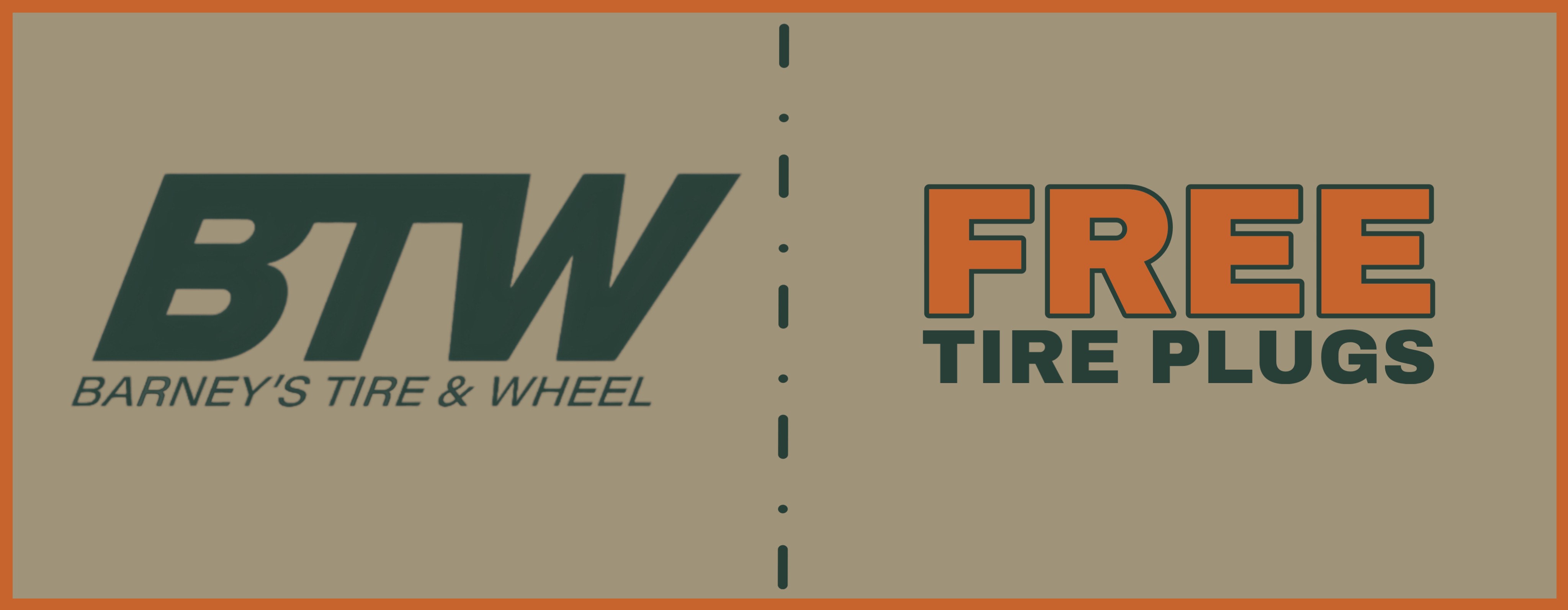 Free Tire Plug Special
